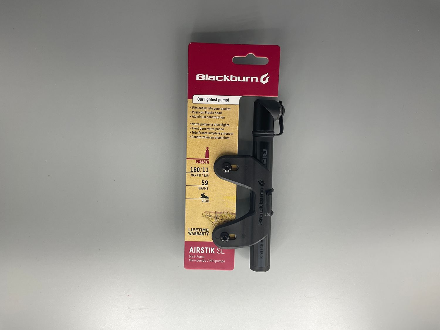 Pump AIRSTIK SL BLACK Mini-Pump