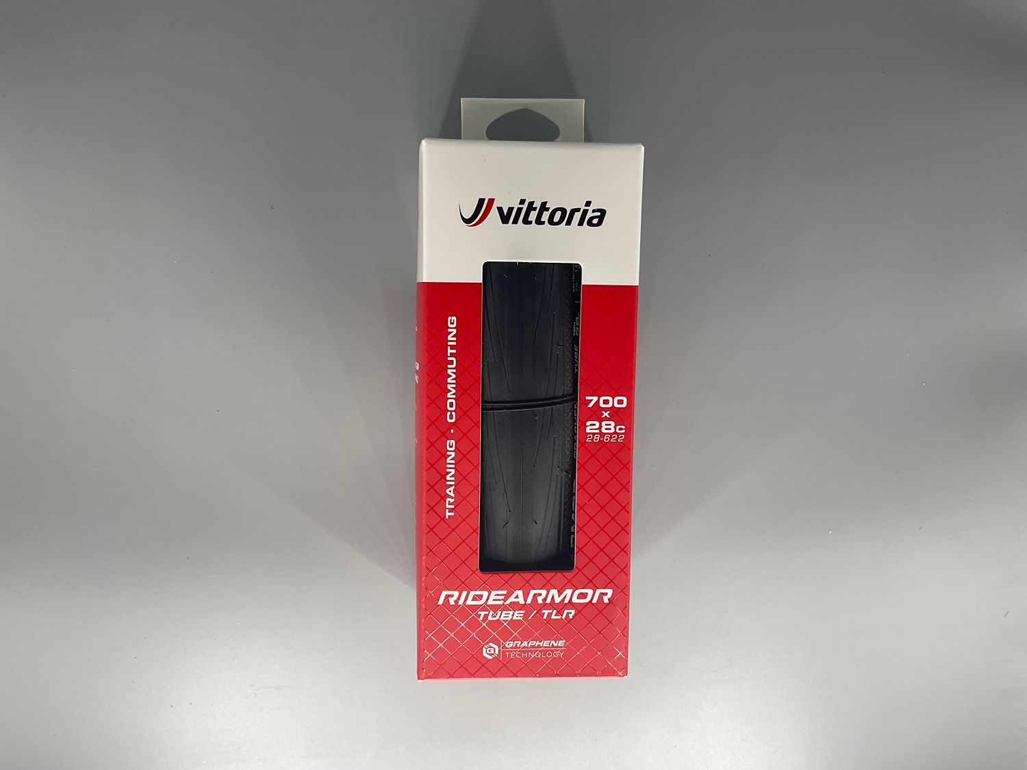 Vittoria Ride Armor II Tire - 700 x 28, Tubeless, Folding, Black, Graphene + Silica, G2.0