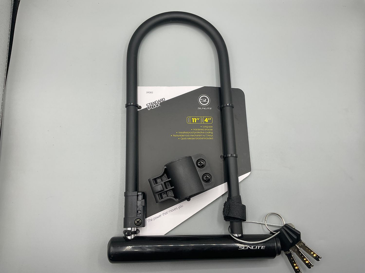 LOCK SUNLT U LONG 4x11 w/BRKT