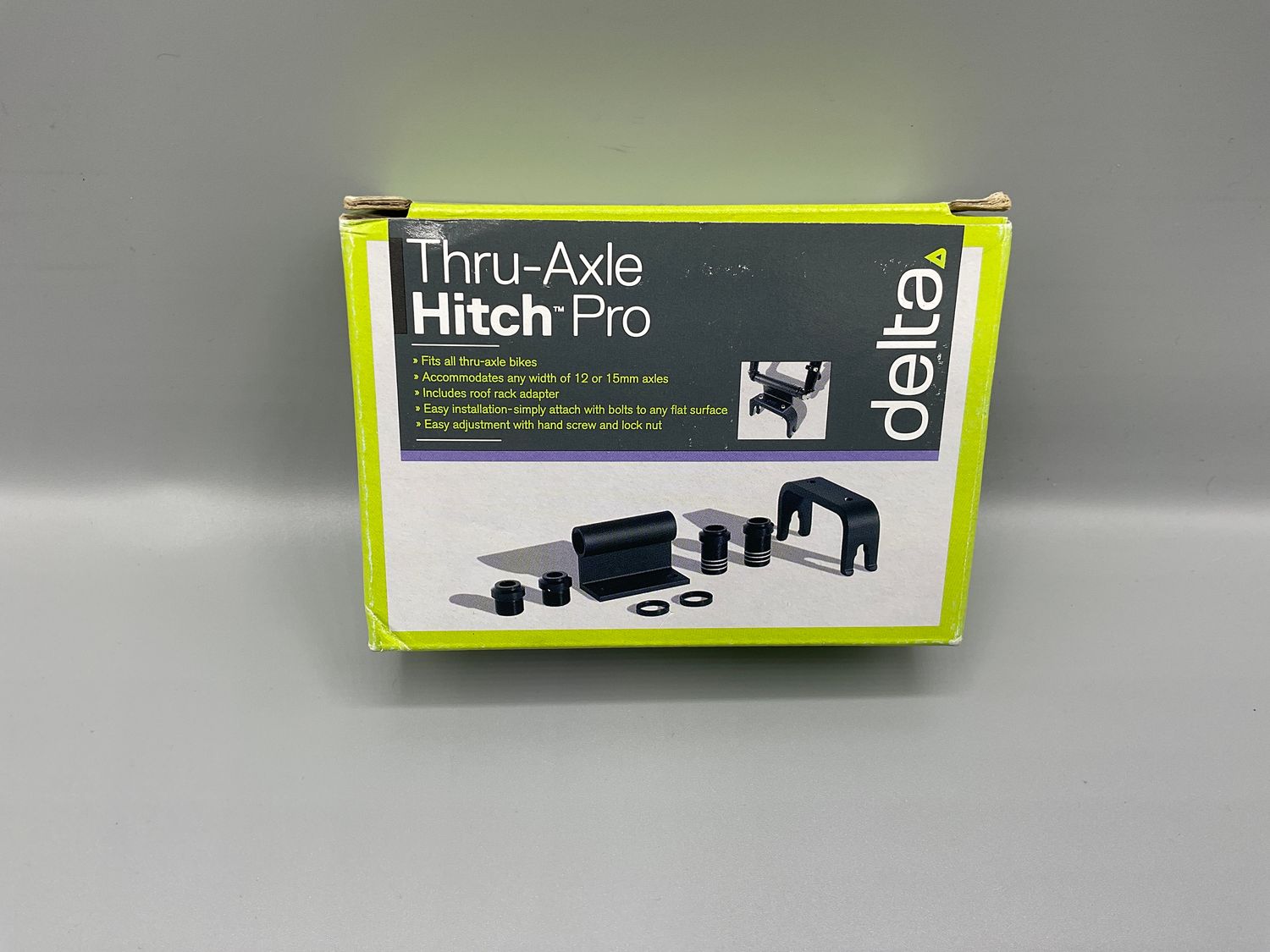 Delta Bike Hitch Pro Truck Rail Fork Mount: Thru-Axle 12/15mm
