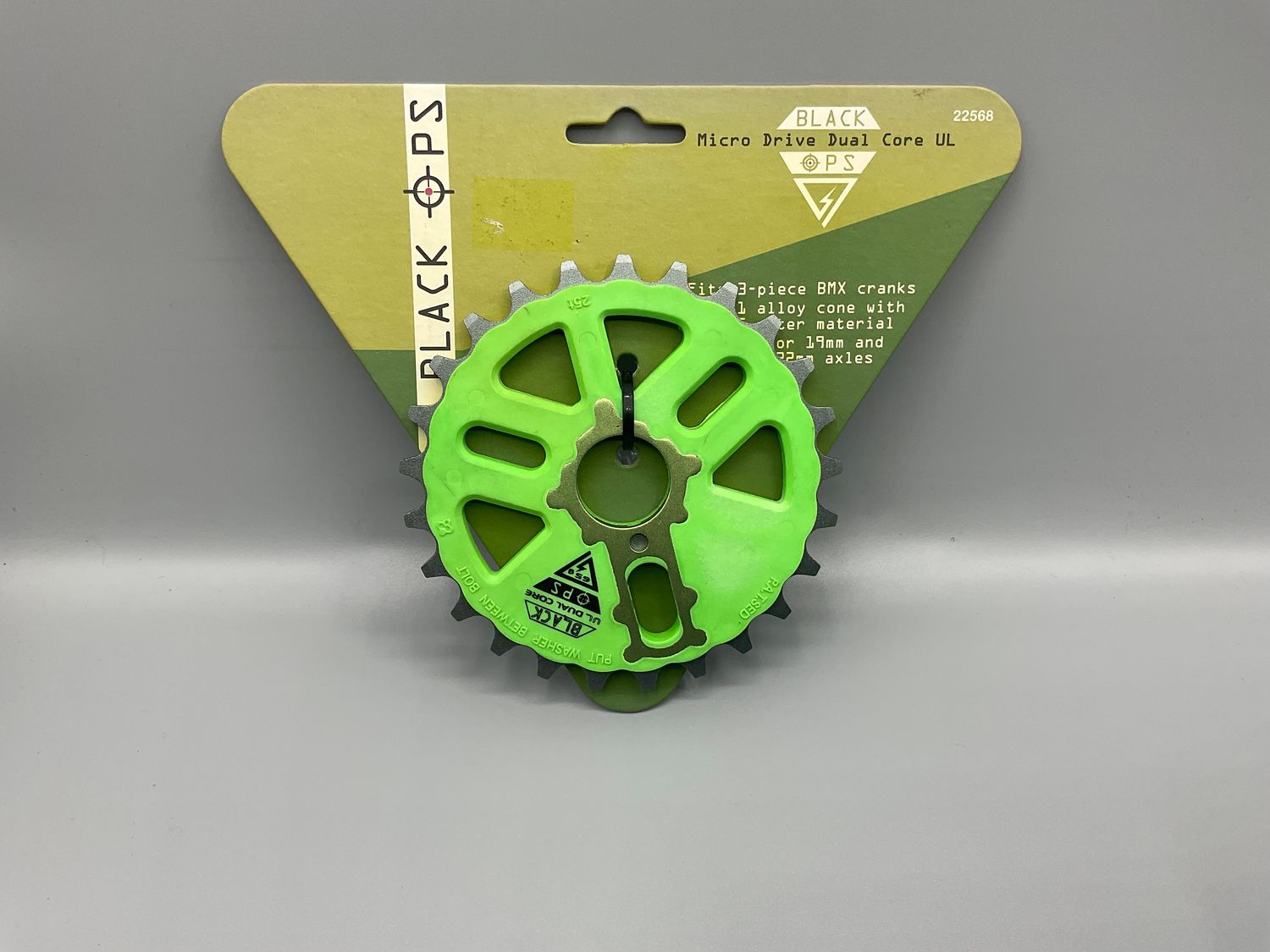 CHAINRING BK-OPS 25T MICRO DRIVE D/C GN/GY