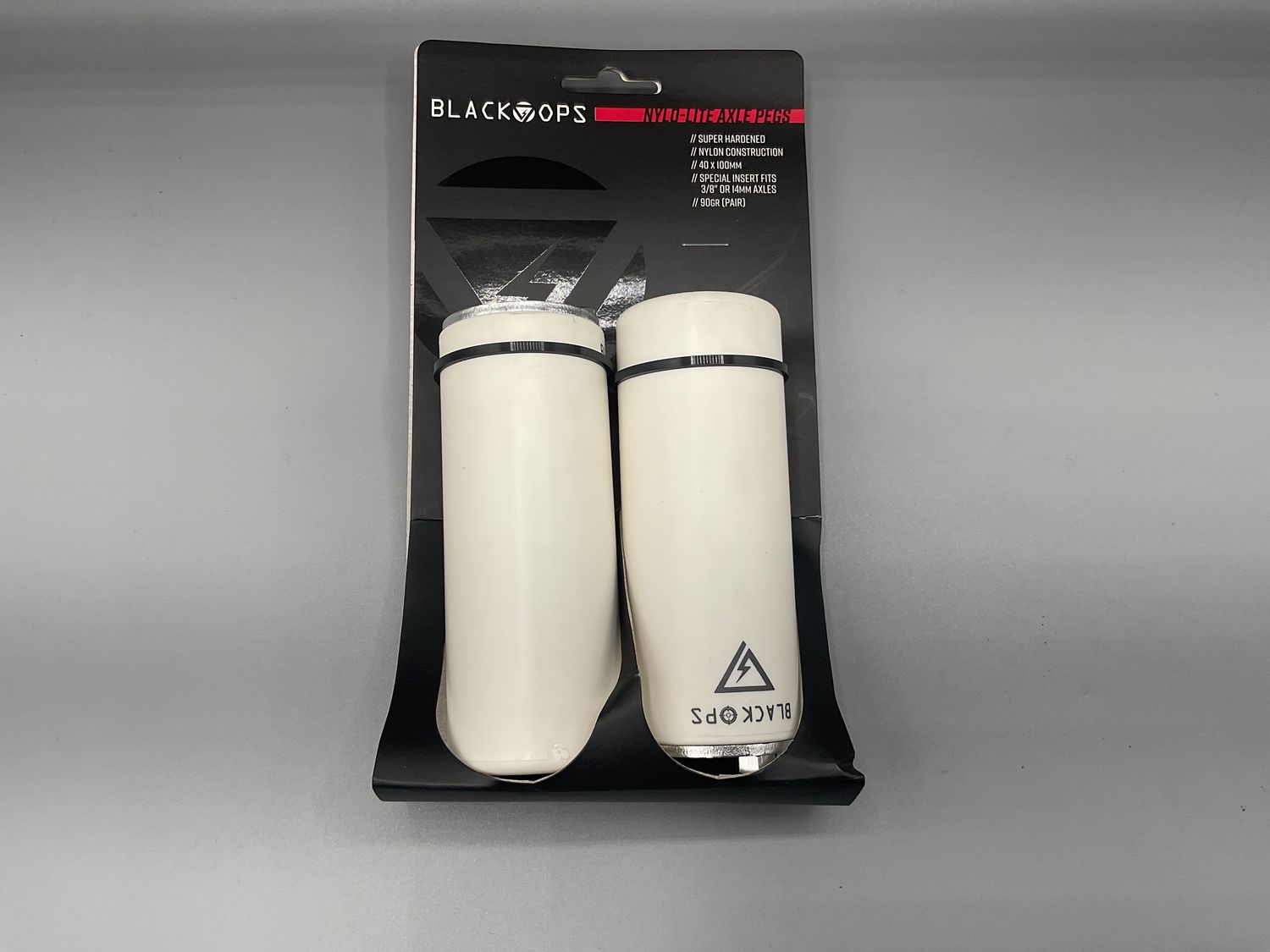 AXLE PEG BK-OPS GL WT 40x100 3/8-14mm