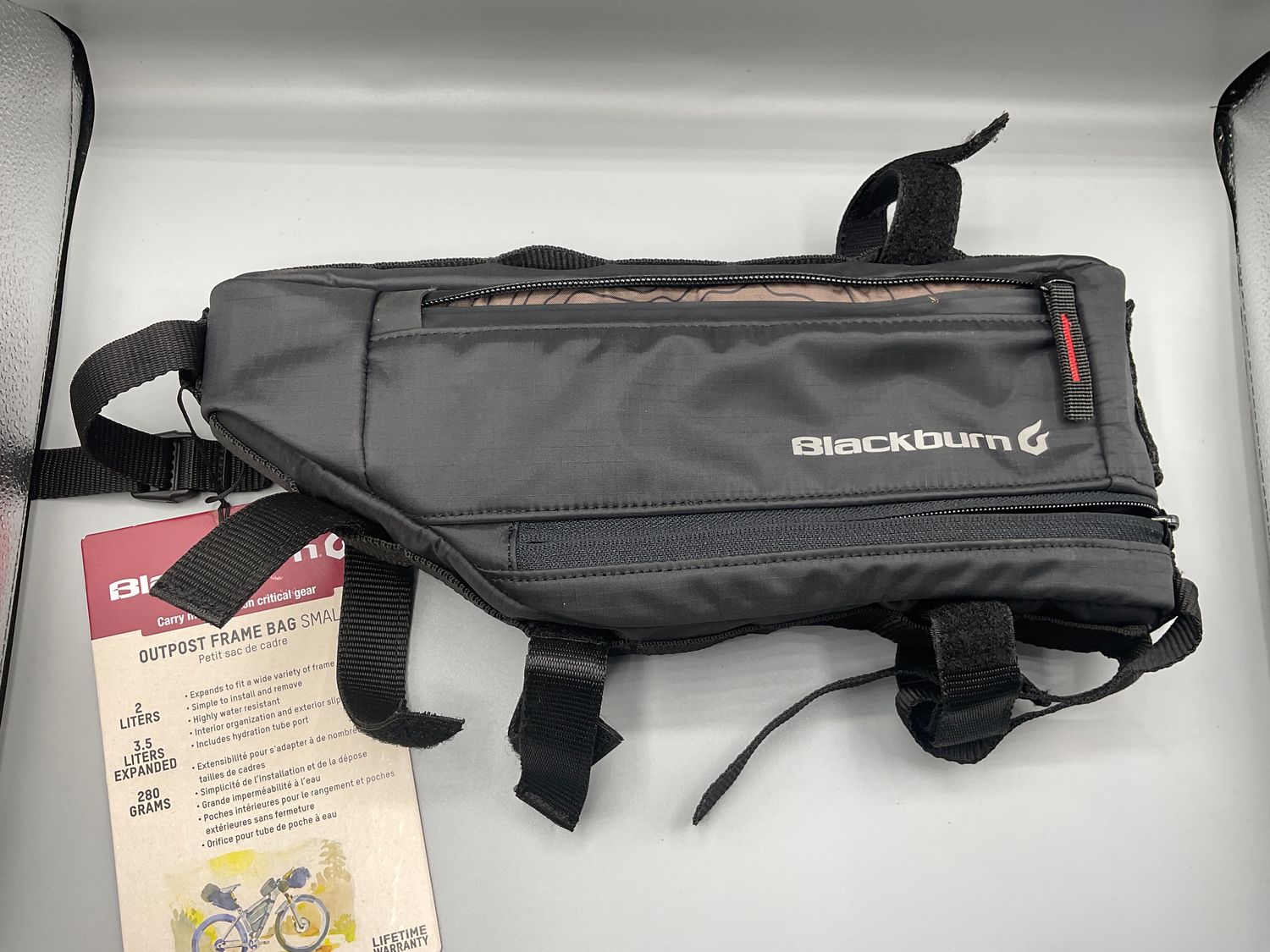 Blackburn Outpost Frame Bag Small - Black