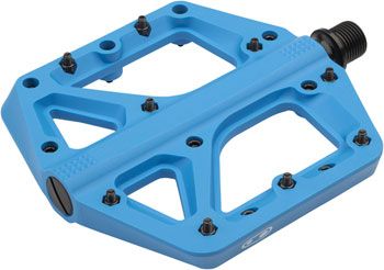 Crank Bro,s, Blue, Large Stamp 1 Pedals - Platform, Composite, 9/16&quot;, Blue, Large