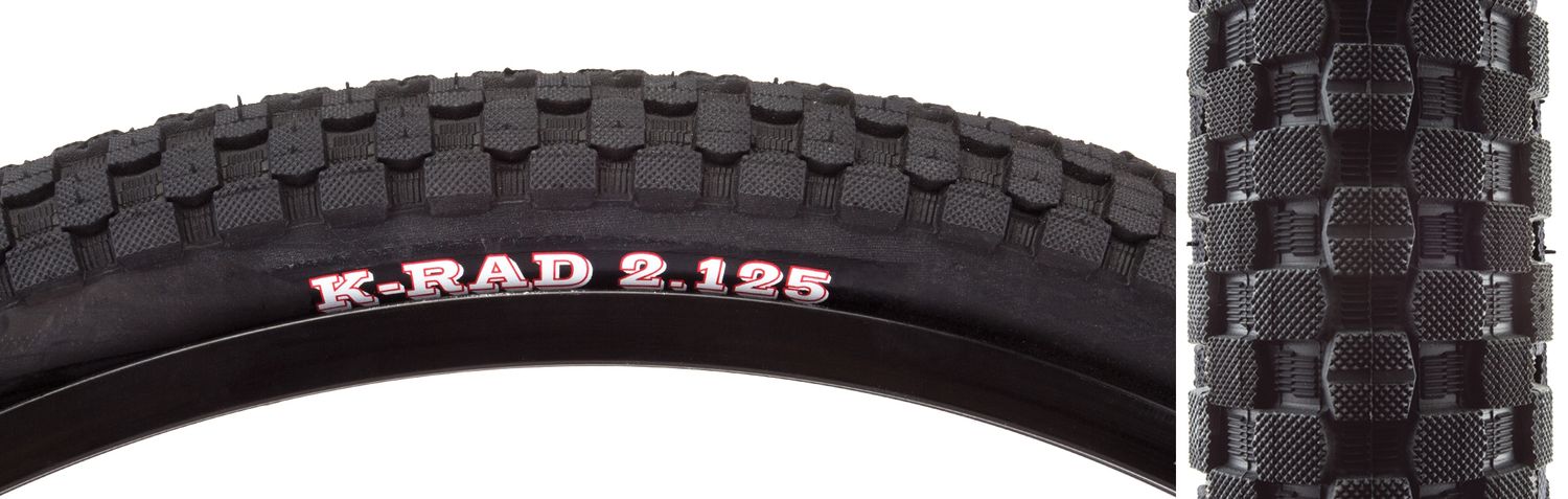 TIRE 24x2.125 BK/BK SRC/60 WIRE 65psi  KENDA K-RAD SPORT