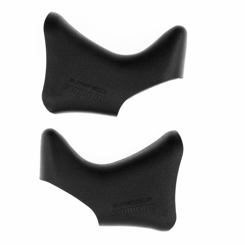 105 BL-1055, RX100 BL-A550 Brake Lever Hoods, Black, Pair, Shimano