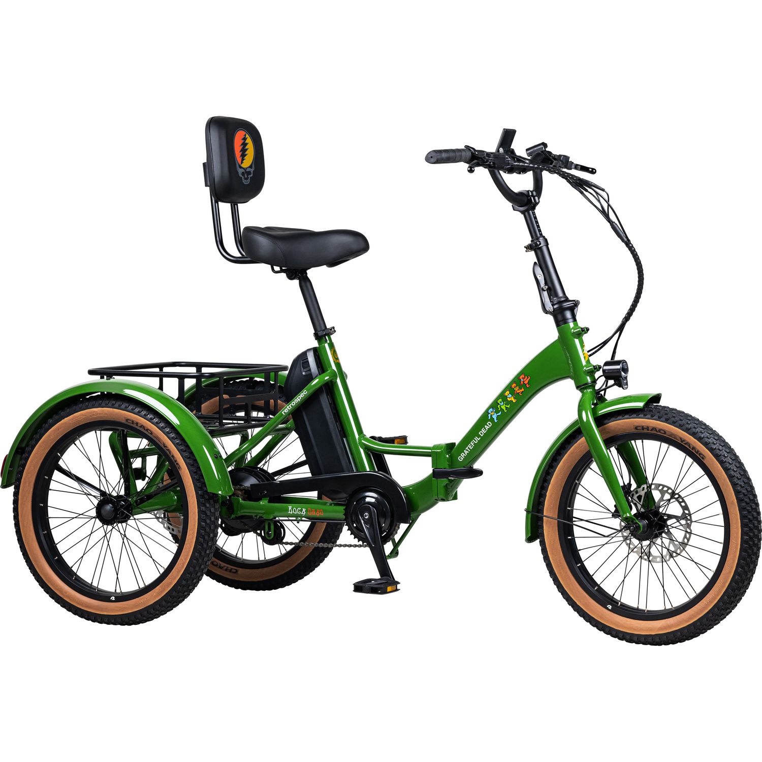 Retrospec Boca Dead Rev Trike 500W/48V Grateful Dead