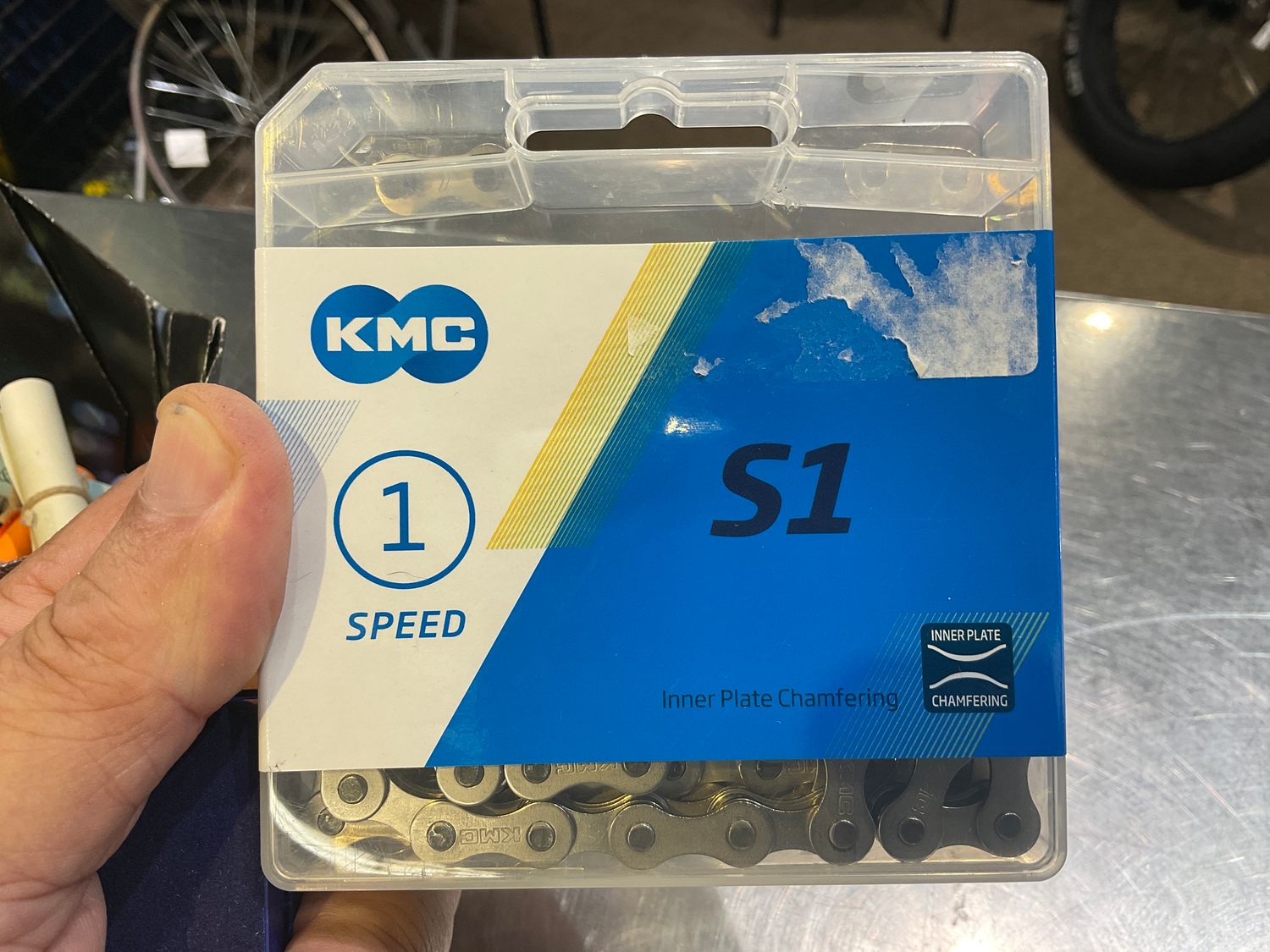 CHAIN KMC 1/2x1/8 S1 1s SL 112L