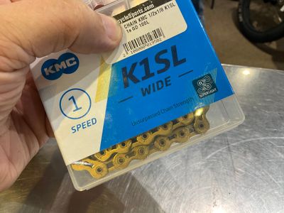 CHAIN KMC 1/2x1/8 K1SL 1s GD 100L