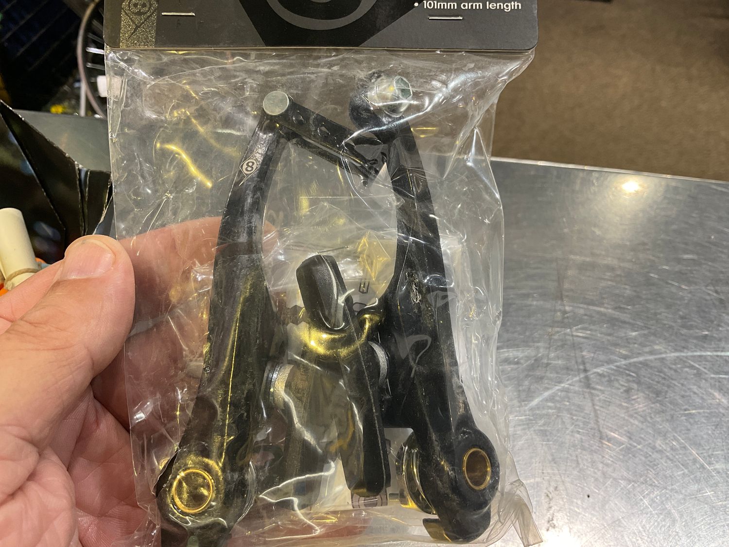 BRAKE CLPR 101mm BK OR8 V ALY