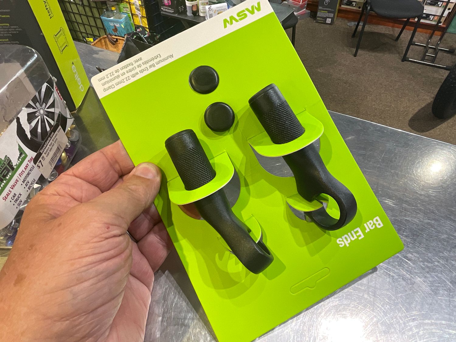 MSW Stub Bar Ends - Black