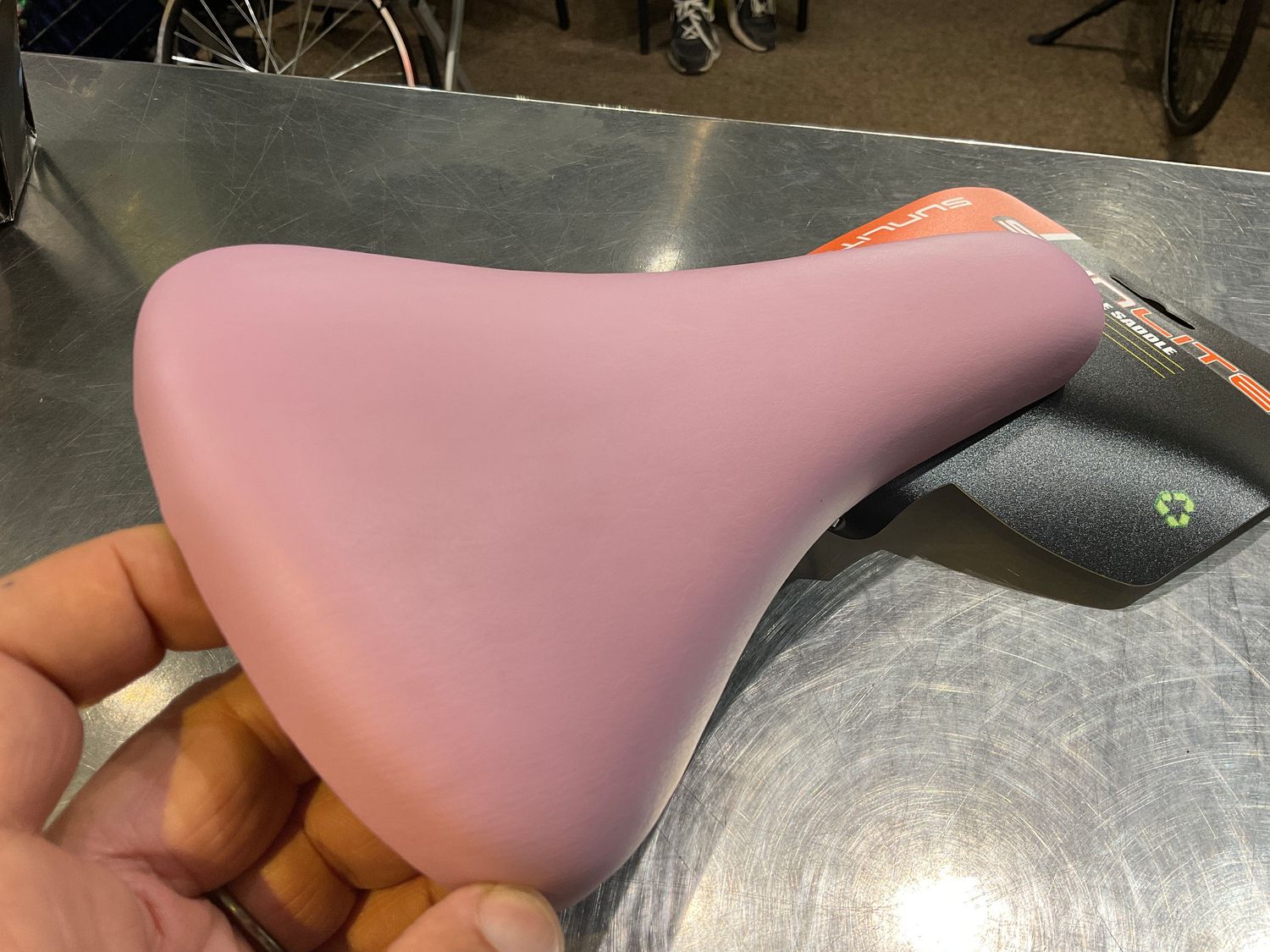 SADDLE JUVENILE PURPLE  SEAT SUNLT