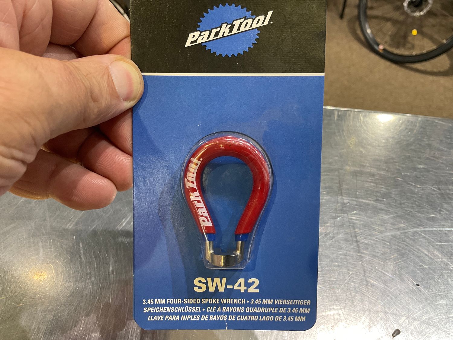 TOOL SPOKE WRENCH SW42 PARK RED 80g/.136