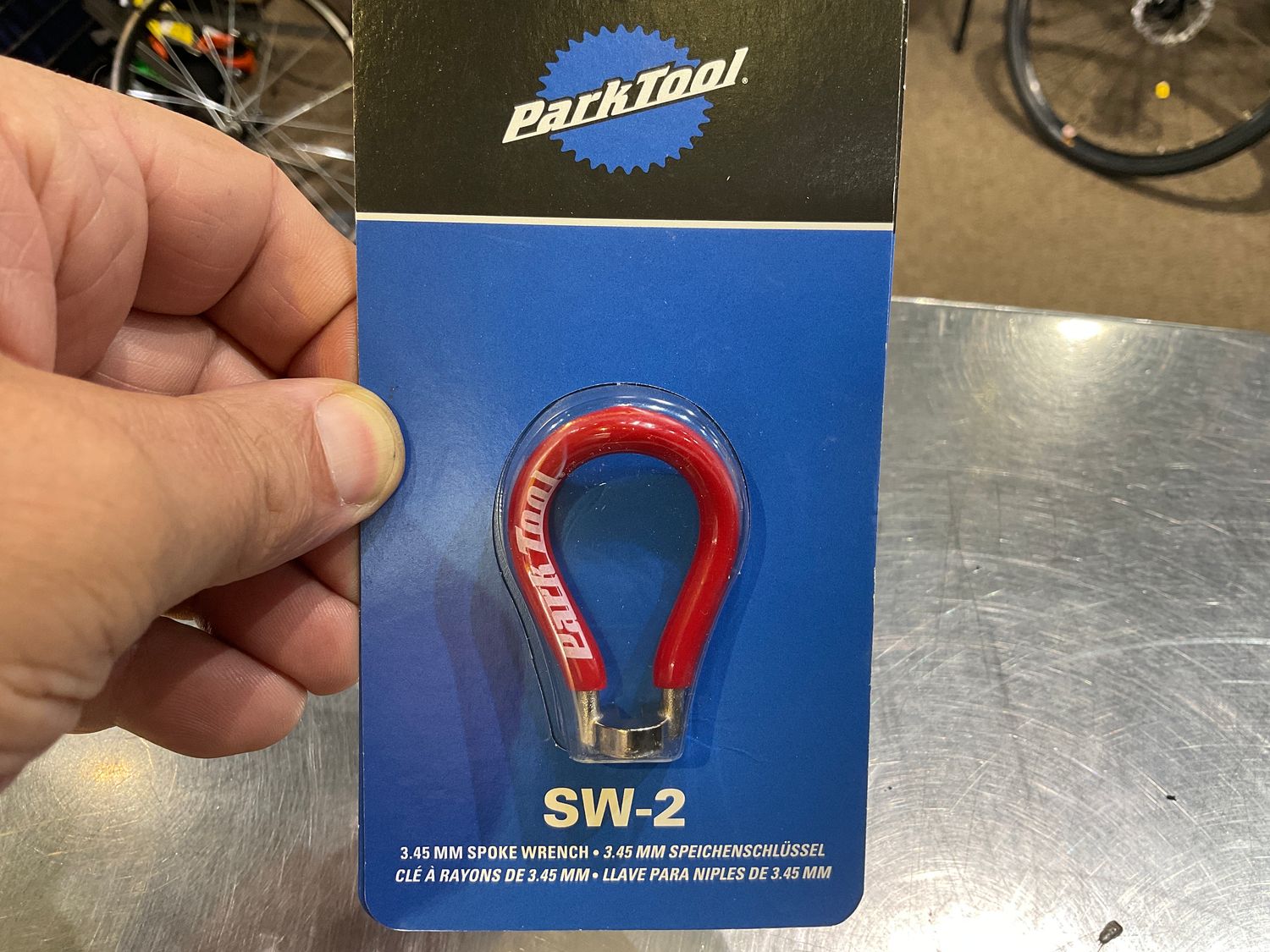 TOOL SPOKE WRENCH SW2 PARK RED .136