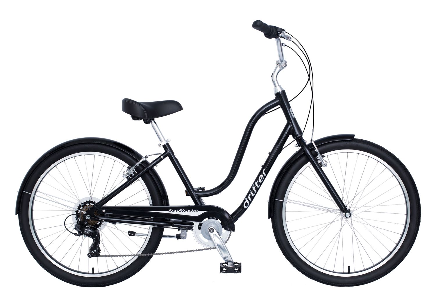 Sun Drifter 7 Step Thru, Color: Black Metallic
