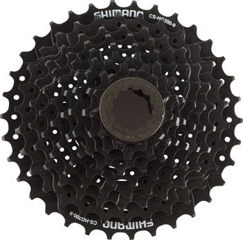 Cassette - 9 Speed, 11-34t, Black - Shimano Tourney CS-HG200