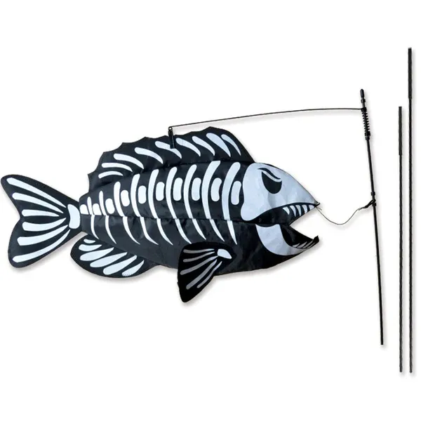 Fish Bones Swimmer Flag