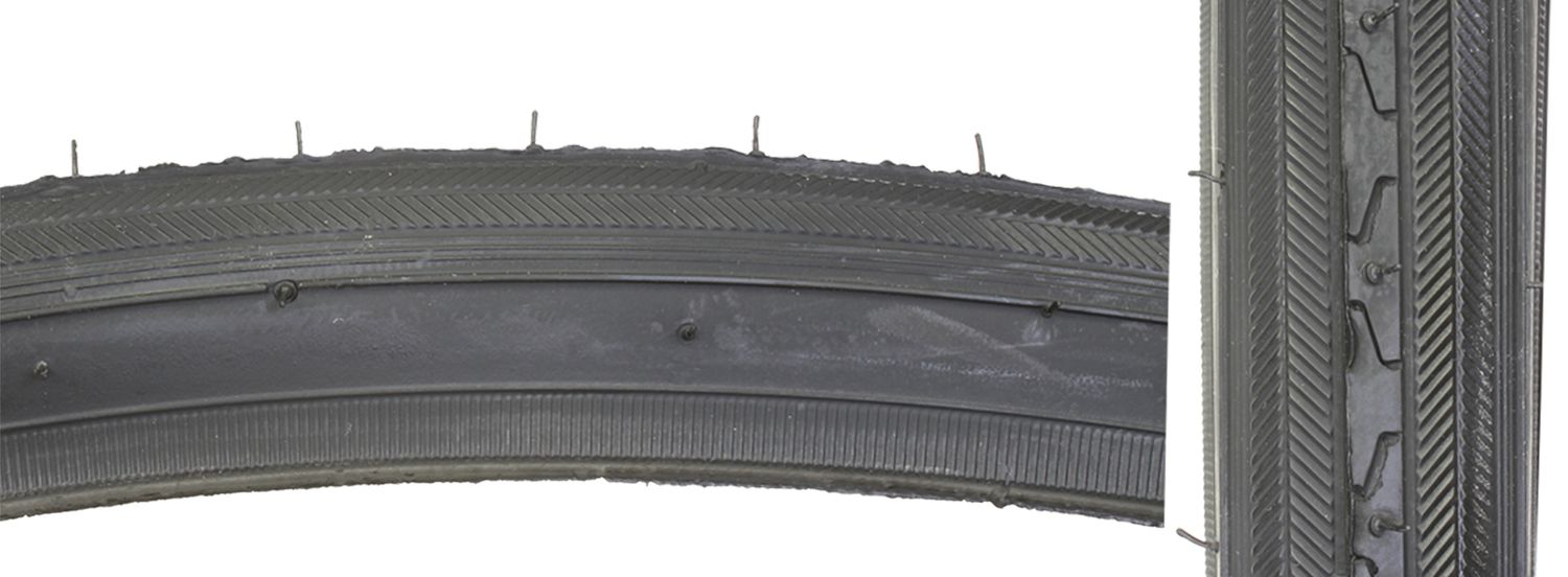 TIRE 27x1-1/4 BK/BK  70lb K35 s WIRE SUNLT