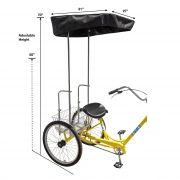 TRIKE CANOPY 27 X 31 in ADJ HEIGHT