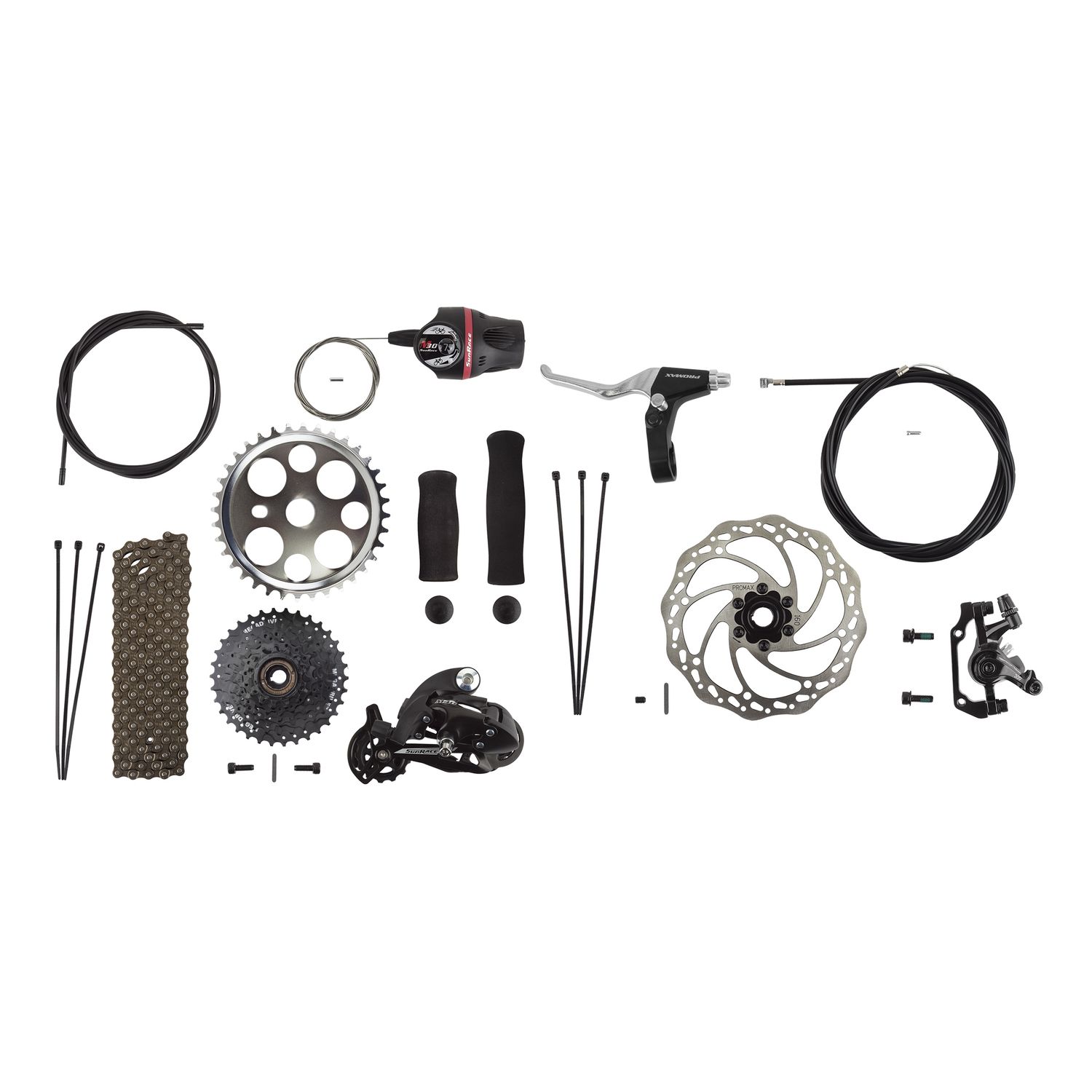 TRIKE CONV to 7 speed kit DER &amp; MECH DISC sun