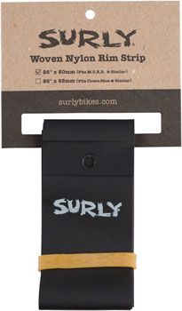 Surly Rim Strip: For Other Brother Darryl Rim Nylon 26x50mm wide Black