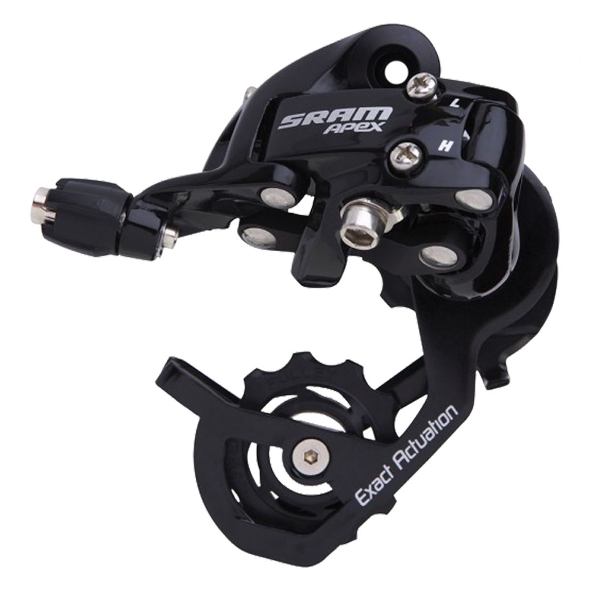 SRAM Apex Rear Derailleur - 10 Speed Short Cage Black