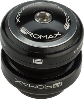 Promax PI-2 Steel Sealed Bearing 1-1/8 Press in Headset Black