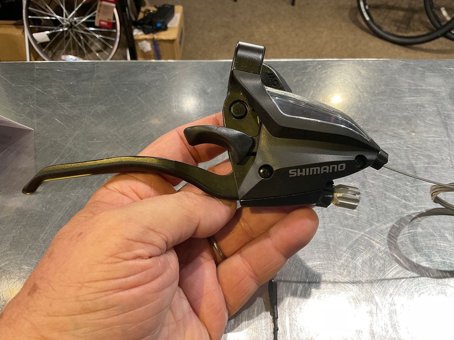 Shimano Altus ST-EF500-8R Shift/Brake Lever - Right, 8-Speed , Flat Bar