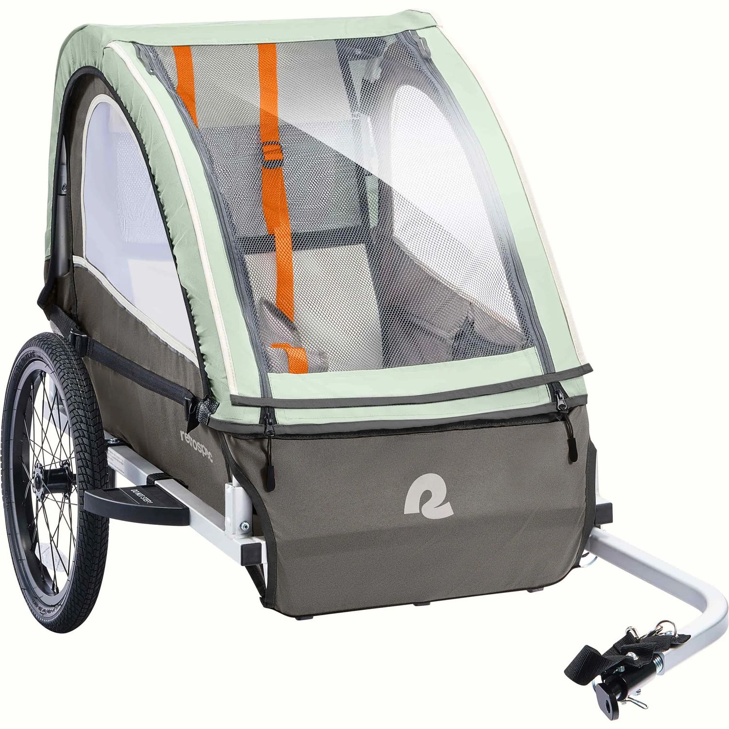 Retrospec Rover Plus Kids&#39; Bike Trailer - Mint - Single