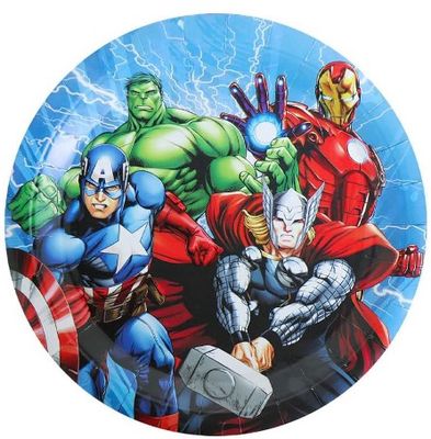 Avengers  Paper Plates 7 in, 10 pcs