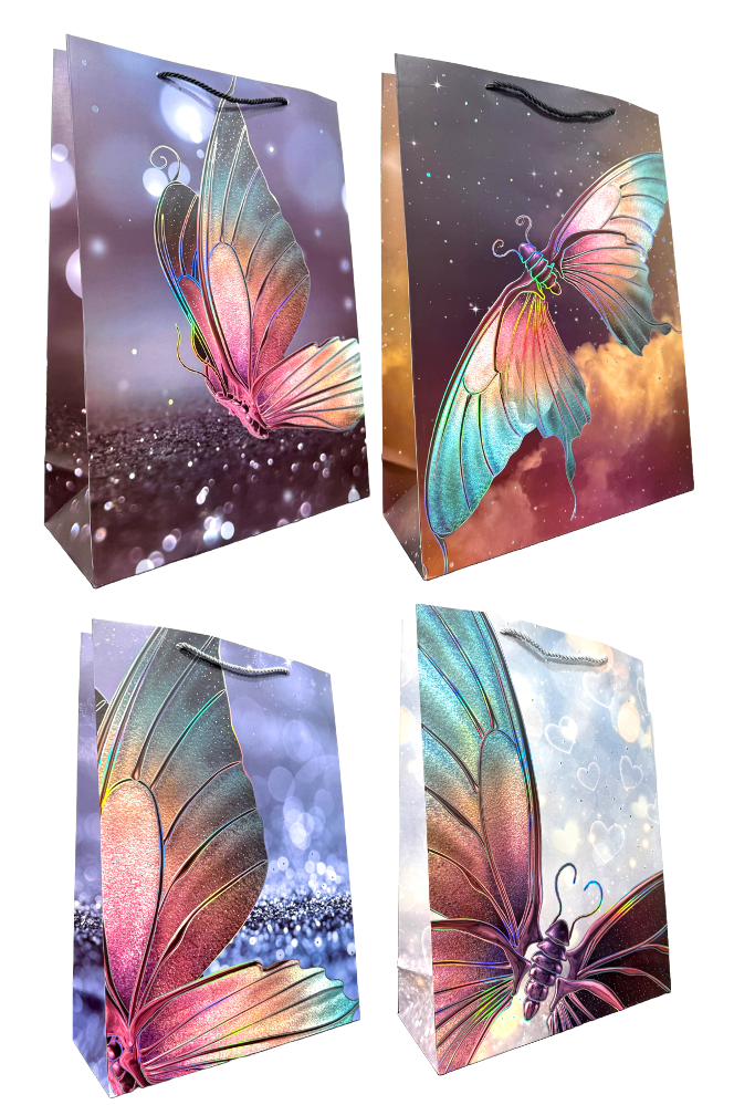Gift Bags Happy Birthday, Get Well, any Celebration, Butterfly