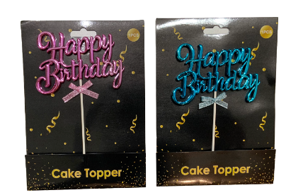3D Cake Topper &quot;Happy Birthday&quot;