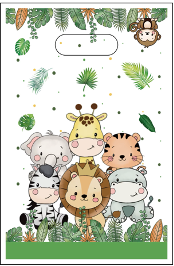 Jungle Animal Treat Bags
