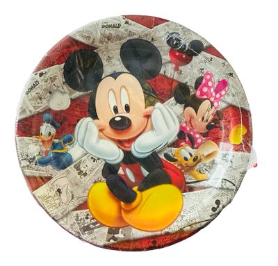 Mickey Mouse Paper Plate 7 in