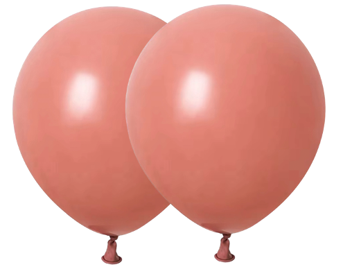 Rosewood Latex Balloon 12 in, Retro Color