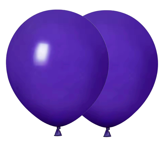 Hot Purple Standard Latex Balloon 12 in