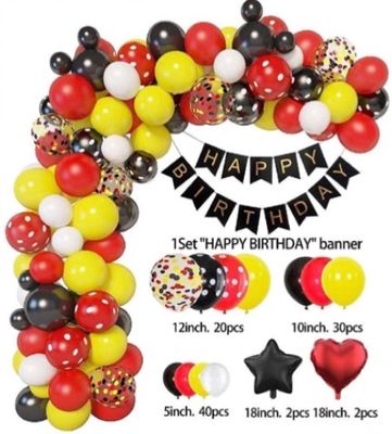 Mickey Mouse Balloons Garland
