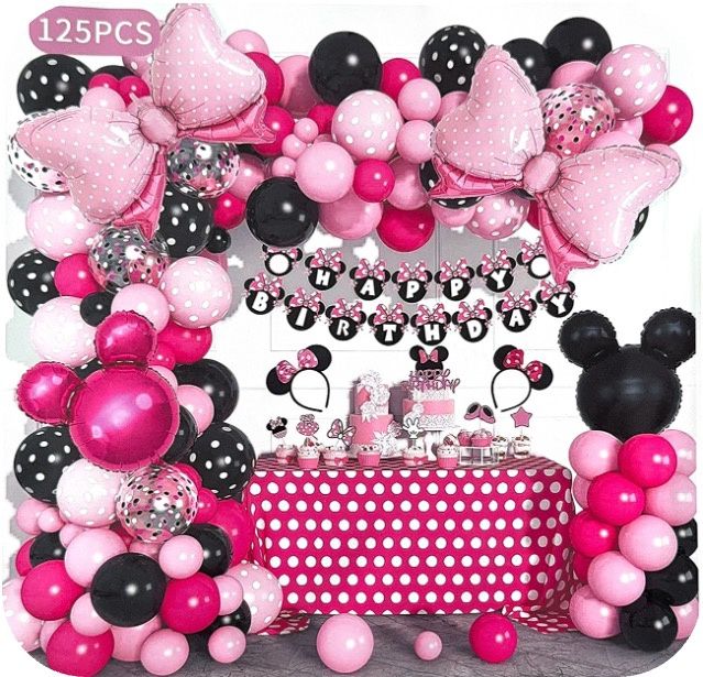 Minnie Balloons Garland