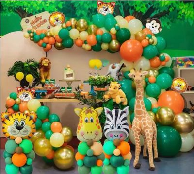 Jungle Animal   Balloons Garland