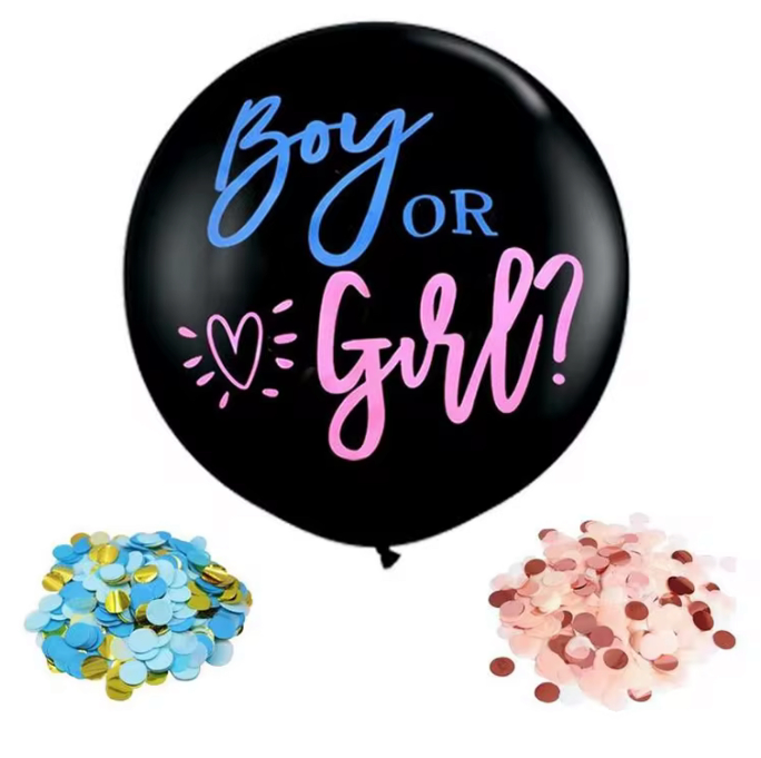 Boy or Girl Balloon Gender Reveal 36 in Helium filled