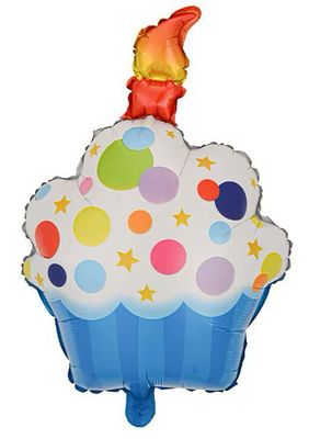 Cupcake Foil Balloon Helium Filled, 26&quot;