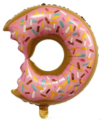 Donut Foill Balloon Helium Filled, 29&quot;