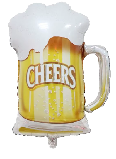 Cheers Foil Balloon Helium Filled, 27&quot;