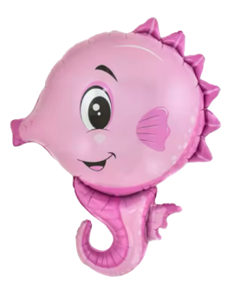 Seahorse Foil Balloon Helium Filled, 31&quot;