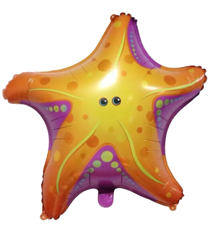 Starfish Foil Balloon Helium Filled, 26&quot;