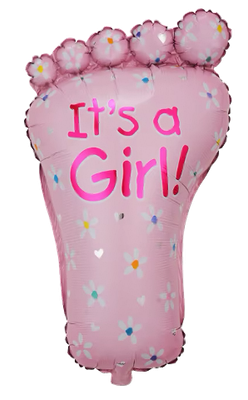 It&#39;s a Girl Foil Balloon Helium Filled, 31&quot;
