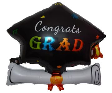 Grad! Foil Balloon Helium Filled 24&quot;