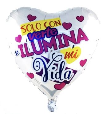 Solo con Verte Foil Balloon Helium Filled 18&quot;