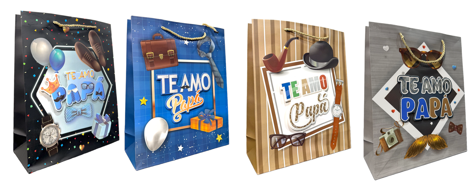 3D Gift Bag Father&#39;s Day, Te Amo Papá