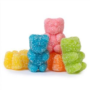 GUMMY NEON BEARS 1/4 lb